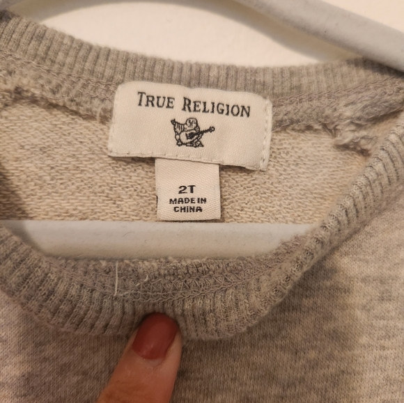 True Religion Toddler Sweatshirt - Picture 3 of 4